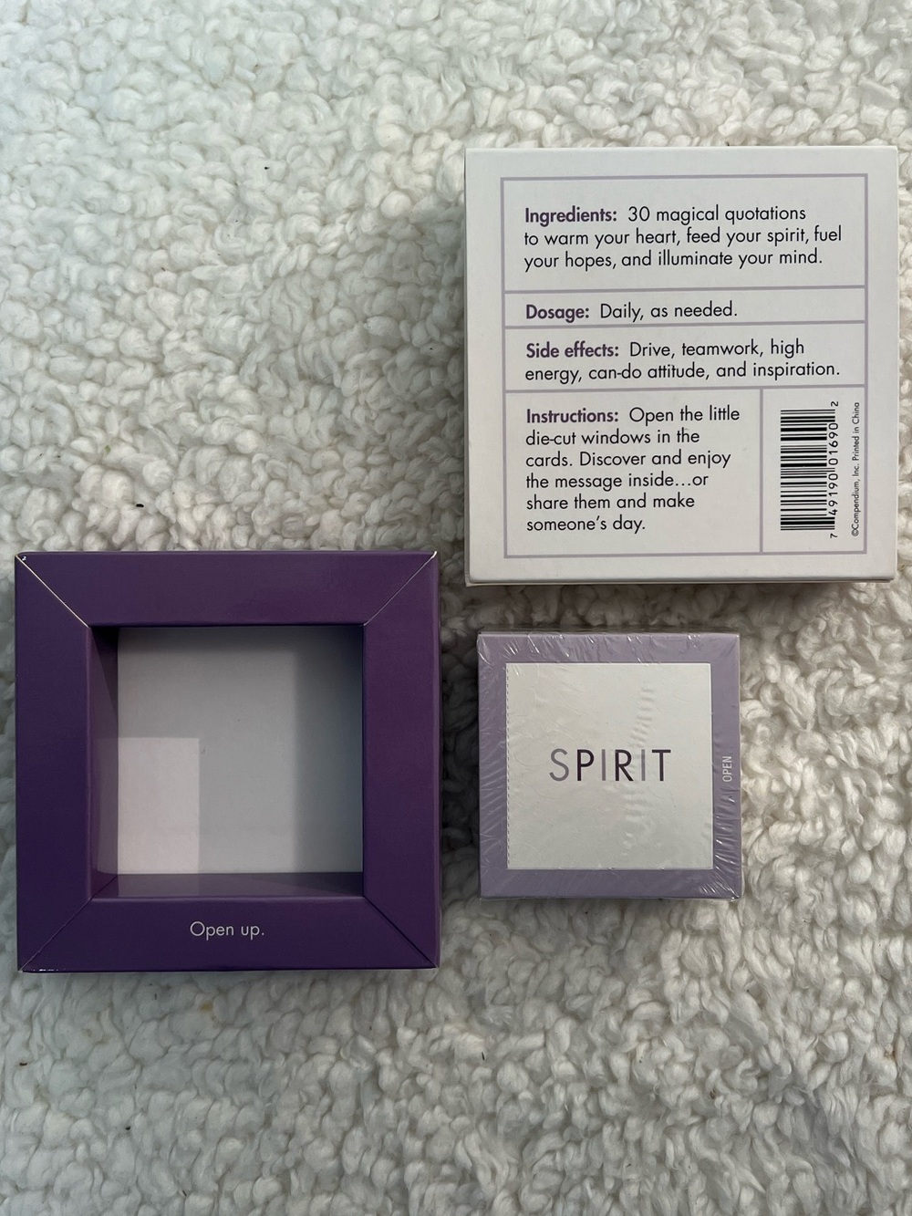 Compendium "Spirit" Inspirational Quote Card Set of 30 Magical Quotes